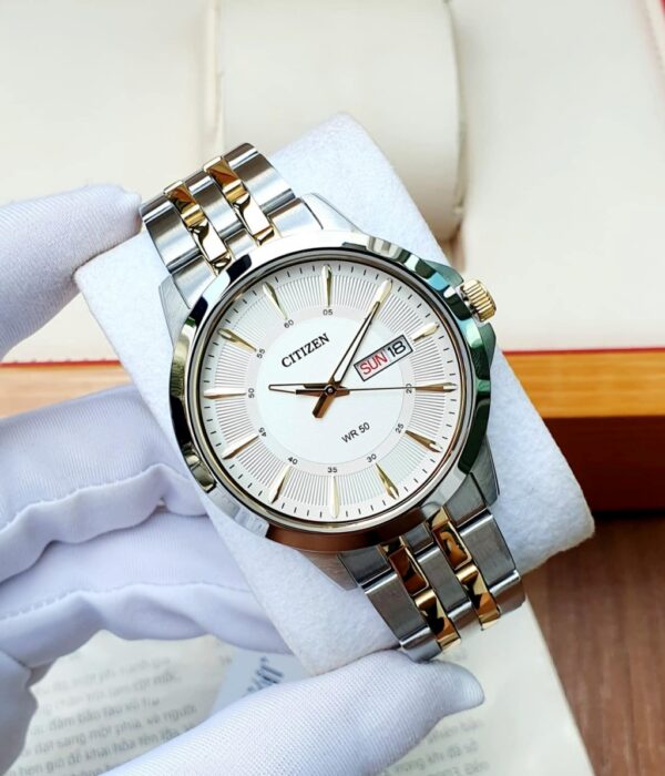 Hình ảnh đồng hồ Nam Citizen BF2018-52A Pin (Quartz) - Tròn - Dây Inox (Thép Không Gỉ) chính hãng
