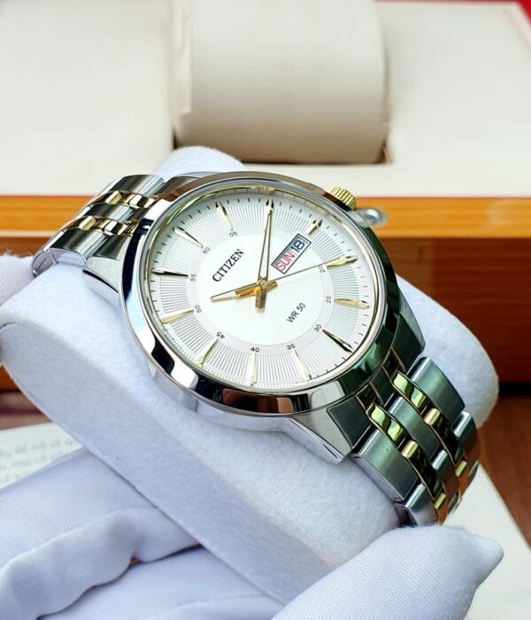 Hình ảnh đồng hồ Nam Citizen BF2018-52A Pin (Quartz) - Tròn - Dây Inox (Thép Không Gỉ) chính hãng