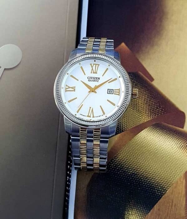 Hình ảnh đồng hồ Nam Citizen BI0984-59A Pin (Quartz) - Tròn - Dây Inox (Thép Không Gỉ) chính hãng