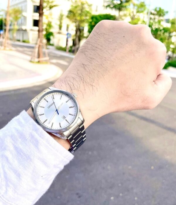 Hình ảnh đồng hồ Nam Citizen BI1030-53A Pin (Quartz) - Tròn - Dây Inox (Thép Không Gỉ) chính hãng