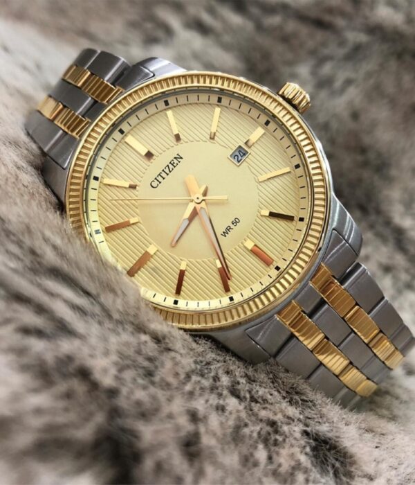 Hình ảnh đồng hồ Nam Citizen BI1084-54P Pin (Quartz) - Tròn - Dây Inox (Thép Không Gỉ) chính hãng