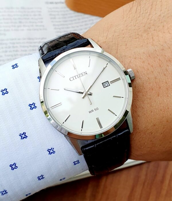 Hình ảnh đồng hồ Nam Citizen BI5000-01A Pin (Quartz) - Tròn - Dây Da chính hãng