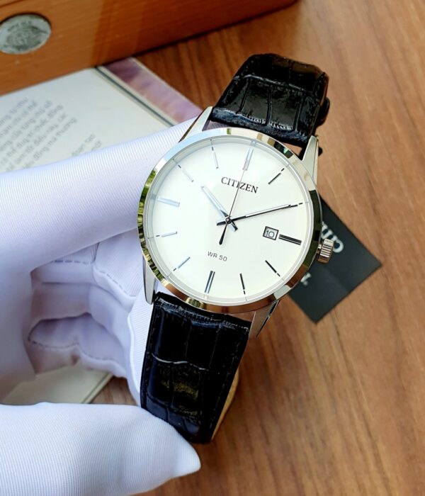 Hình ảnh đồng hồ Nam Citizen BI5000-01A Pin (Quartz) - Tròn - Dây Da chính hãng