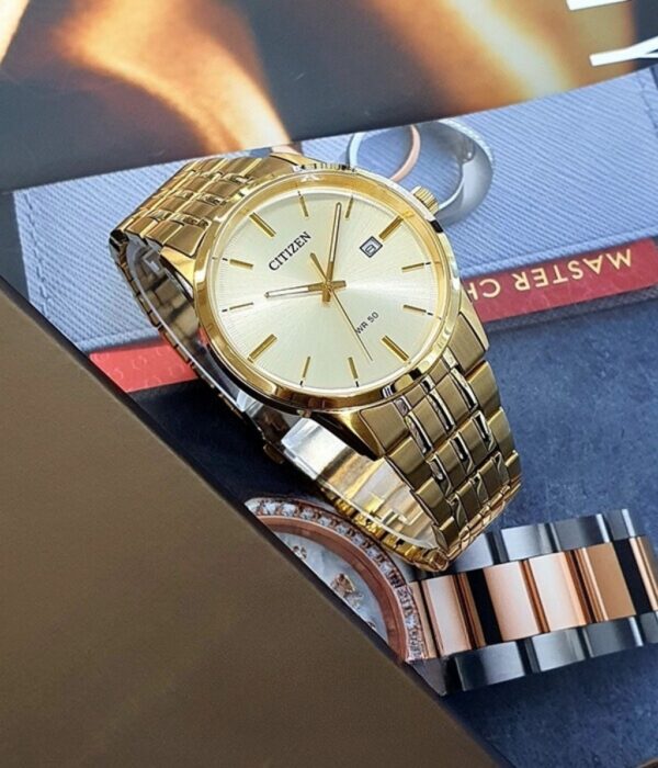 Hình ảnh đồng hồ Nam Citizen BI5002-57P Pin (Quartz) - Tròn - Dây Inox (Thép Không Gỉ) chính hãng