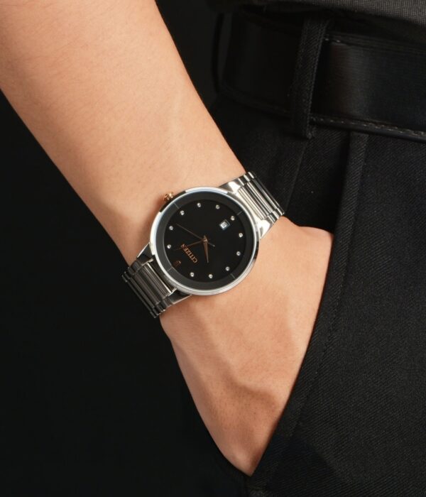 Hình ảnh đồng hồ Nam Citizen BI5014-58E Pin (Quartz) - Tròn - Dây Inox (Thép Không Gỉ) chính hãng