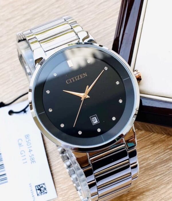 Hình ảnh đồng hồ Nam Citizen BI5014-58E Pin (Quartz) - Tròn - Dây Inox (Thép Không Gỉ) chính hãng