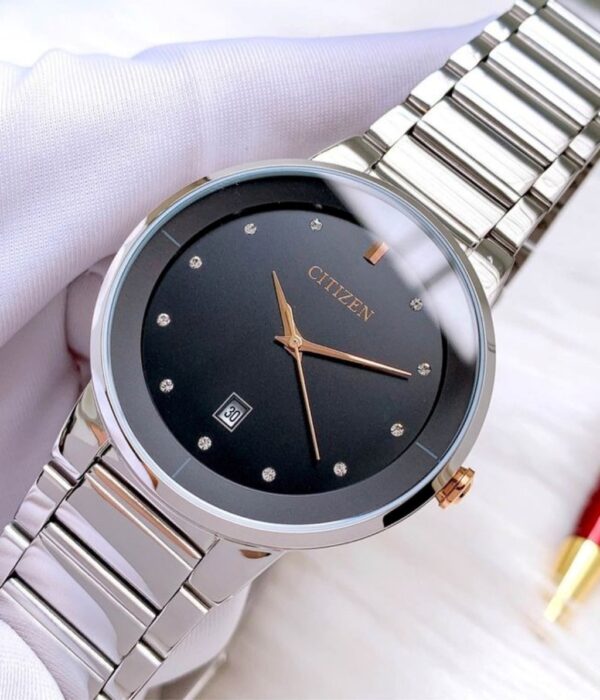Hình ảnh đồng hồ Nam Citizen BI5014-58E Pin (Quartz) - Tròn - Dây Inox (Thép Không Gỉ) chính hãng