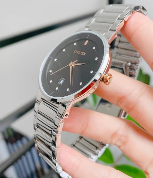 Hình ảnh đồng hồ Nam Citizen BI5014-58E Pin (Quartz) - Tròn - Dây Inox (Thép Không Gỉ) chính hãng