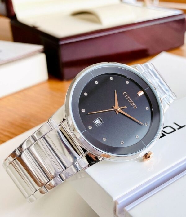Hình ảnh đồng hồ Nam Citizen BI5014-58E Pin (Quartz) - Tròn - Dây Inox (Thép Không Gỉ) chính hãng