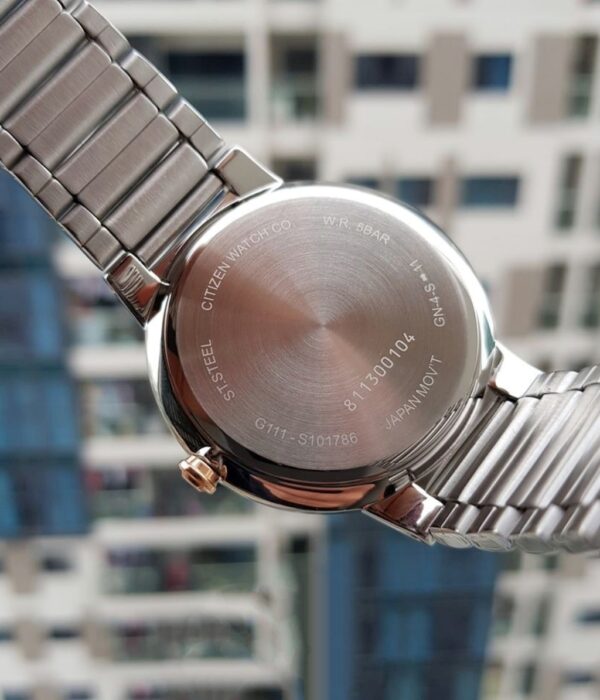 Hình ảnh đồng hồ Nam Citizen BI5014-58E Pin (Quartz) - Tròn - Dây Inox (Thép Không Gỉ) chính hãng