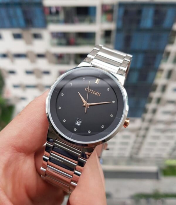 Hình ảnh đồng hồ Nam Citizen BI5014-58E Pin (Quartz) - Tròn - Dây Inox (Thép Không Gỉ) chính hãng