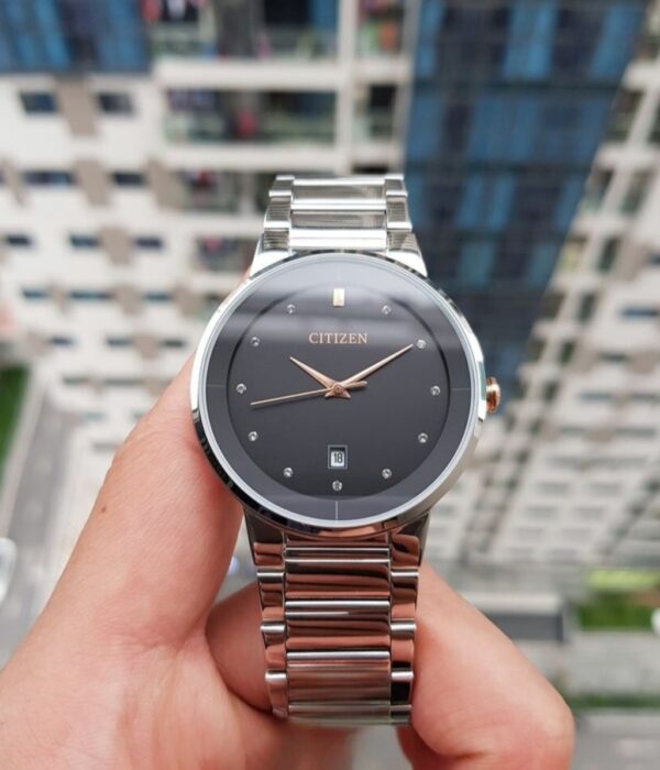 Hình ảnh đồng hồ Nam Citizen BI5014-58E Pin (Quartz) - Tròn - Dây Inox (Thép Không Gỉ) chính hãng