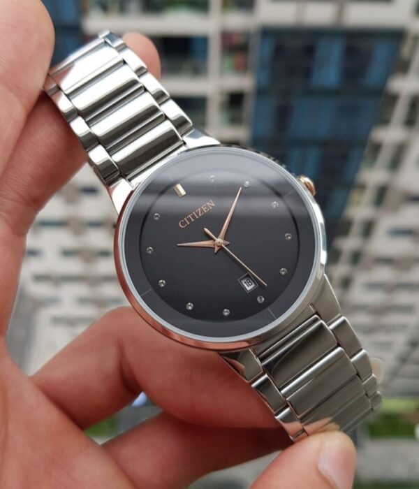 Hình ảnh đồng hồ Nam Citizen BI5014-58E Pin (Quartz) - Tròn - Dây Inox (Thép Không Gỉ) chính hãng
