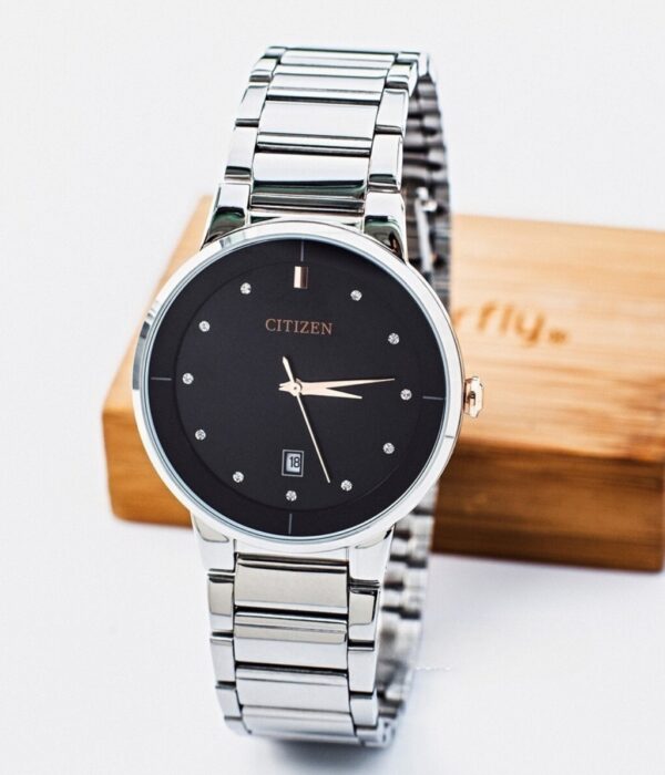 Hình ảnh đồng hồ Nam Citizen BI5014-58E Pin (Quartz) - Tròn - Dây Inox (Thép Không Gỉ) chính hãng