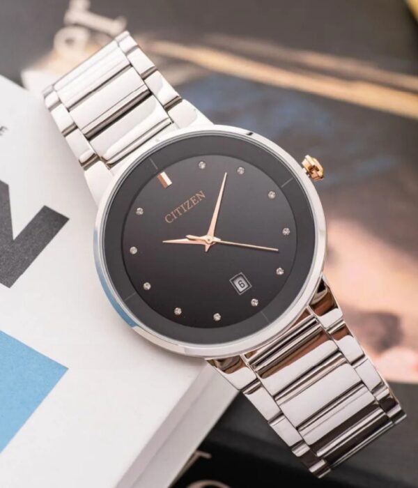 Hình ảnh đồng hồ Nam Citizen BI5014-58E Pin (Quartz) - Tròn - Dây Inox (Thép Không Gỉ) chính hãng