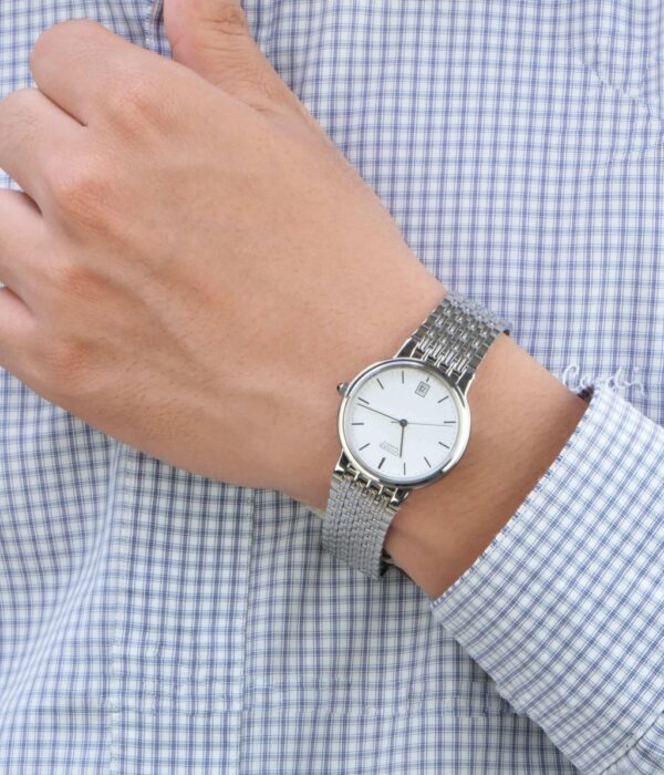 Hình ảnh đồng hồ Nam Citizen BK1930-65A Pin (Quartz) - Tròn - Dây Inox (Thép Không Gỉ) chính hãng