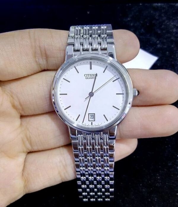Hình ảnh đồng hồ Nam Citizen BK1930-65A Pin (Quartz) - Tròn - Dây Inox (Thép Không Gỉ) chính hãng