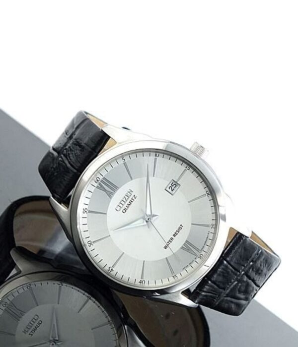 Hình ảnh đồng hồ Nam Citizen BK2437-04A Pin (Quartz) - Tròn - Dây Da chính hãng
