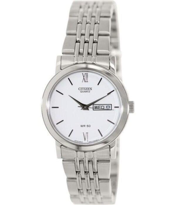 Hình ảnh đồng hồ Nam Citizen BK4050-71A Pin (Quartz) - Tròn - Dây Inox (Thép Không Gỉ) chính hãng