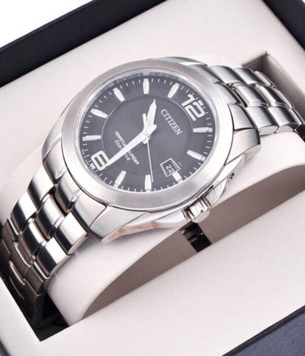 Hình ảnh đồng hồ Nam Citizen BL1240-59E Eco-Drive (Năng lượng ánh sáng) - Tròn - Dây Inox (Thép Không Gỉ) chính hãng