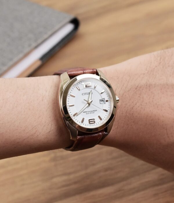 Hình ảnh đồng hồ Nam Citizen BL1243-00A Eco-Drive (Năng lượng ánh sáng) - Tròn - Dây Da chính hãng