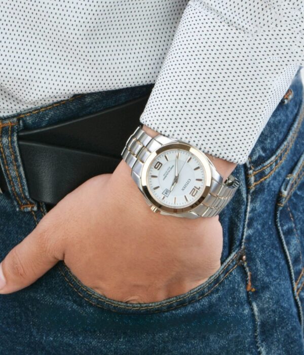 Hình ảnh đồng hồ Nam Citizen BL1248-57A Eco-Drive (Năng lượng ánh sáng) - Tròn - Dây Inox (Thép Không Gỉ) chính hãng