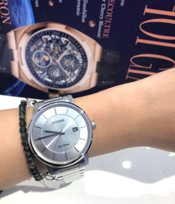 Hình ảnh đồng hồ Nam Citizen BM6750-59A Eco-Drive (Năng lượng ánh sáng) - Tròn - Dây Inox (Thép Không Gỉ) chính hãng