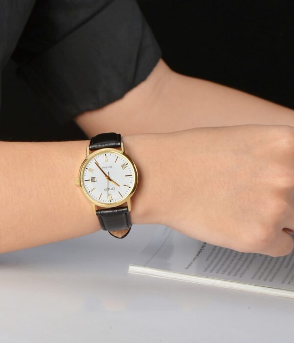 Hình ảnh đồng hồ Nam Citizen BM6772-05A Eco-Drive (Năng lượng ánh sáng) - Tròn - Dây Da chính hãng