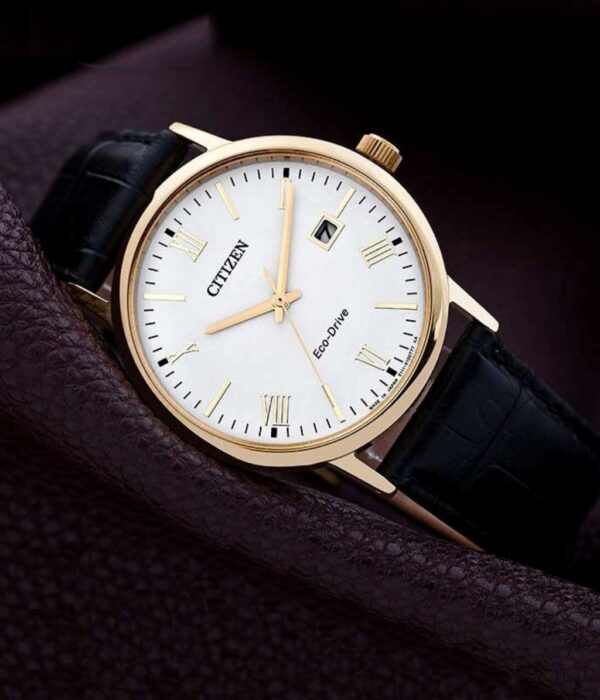 Hình ảnh đồng hồ Nam Citizen BM6772-05A Eco-Drive (Năng lượng ánh sáng) - Tròn - Dây Da chính hãng