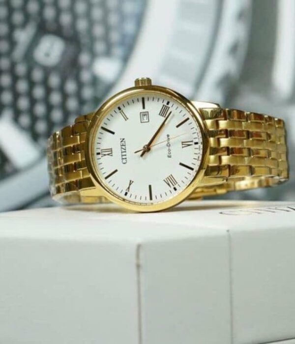 Hình ảnh đồng hồ Nam Citizen BM6772-56A Eco-Drive (Năng lượng ánh sáng) - Tròn - Dây Inox (Thép Không Gỉ) chính hãng