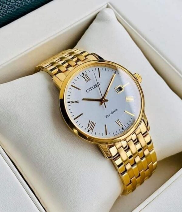 Hình ảnh đồng hồ Nam Citizen BM6772-56A Eco-Drive (Năng lượng ánh sáng) - Tròn - Dây Inox (Thép Không Gỉ) chính hãng