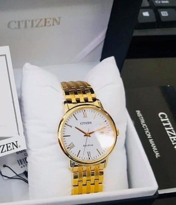 Hình ảnh đồng hồ Nam Citizen BM6772-56A Eco-Drive (Năng lượng ánh sáng) - Tròn - Dây Inox (Thép Không Gỉ) chính hãng