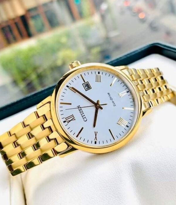 Hình ảnh đồng hồ Nam Citizen BM6772-56A Eco-Drive (Năng lượng ánh sáng) - Tròn - Dây Inox (Thép Không Gỉ) chính hãng