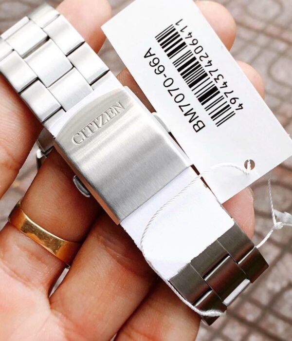 Hình ảnh đồng hồ Nam Citizen BM7070-66A Eco-Drive (Năng lượng ánh sáng) - Tròn - Dây Inox (Thép Không Gỉ) chính hãng
