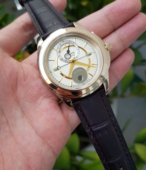 Hình ảnh đồng hồ Nam Citizen BU0003-02P Eco-Drive (Năng lượng ánh sáng) - Tròn - Dây Da chính hãng