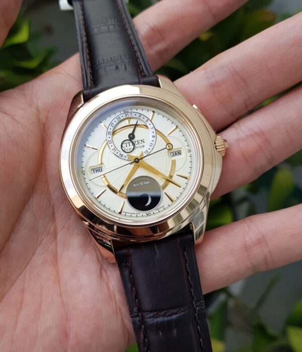 Hình ảnh đồng hồ Nam Citizen BU0003-02P Eco-Drive (Năng lượng ánh sáng) - Tròn - Dây Da chính hãng