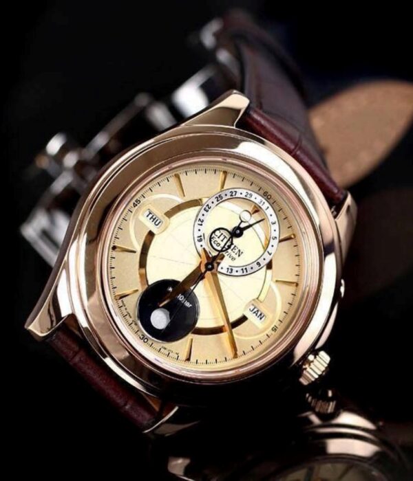Hình ảnh đồng hồ Nam Citizen BU0003-02P Eco-Drive (Năng lượng ánh sáng) - Tròn - Dây Da chính hãng