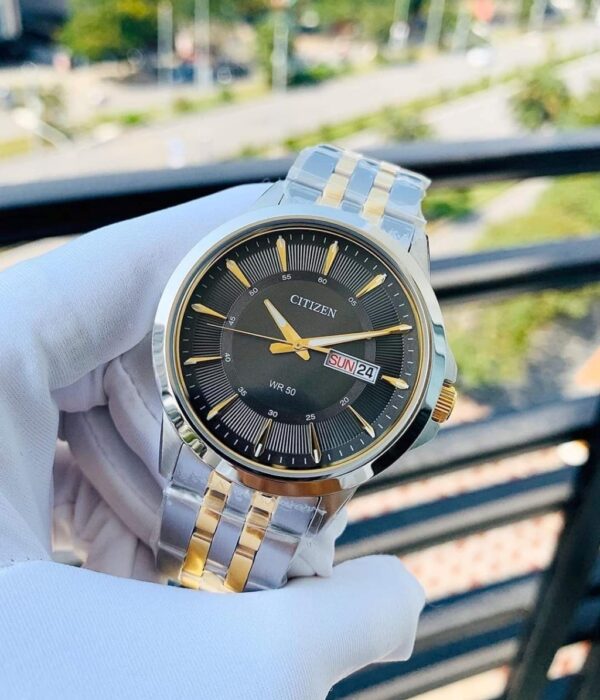 Hình ảnh đồng hồ Nam Citizen BF2018-52A Pin (Quartz) - Tròn - Dây Inox (Thép Không Gỉ) chính hãng