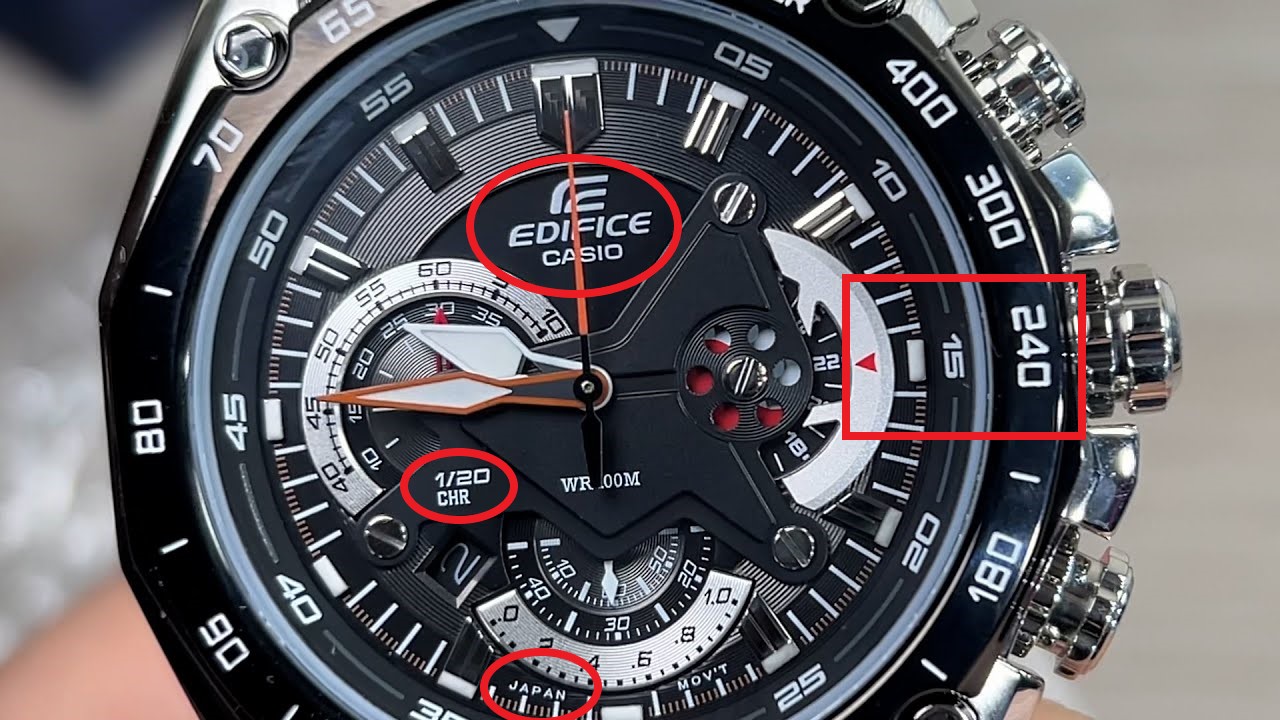 Cách phân biệt đồng hồ Edifice thật giả đơn giản bạn cần biết 3