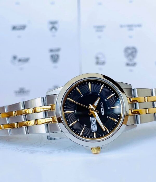 Hình ảnh đồng hồ Nam Citizen BF2018-52A Pin (Quartz) - Tròn - Dây Inox (Thép Không Gỉ) chính hãng