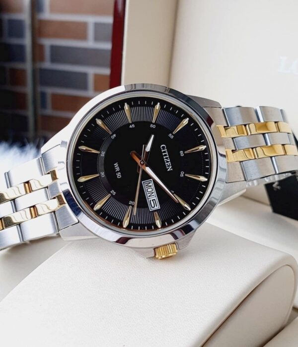 Hình ảnh đồng hồ Nam Citizen BF2018-52A Pin (Quartz) - Tròn - Dây Inox (Thép Không Gỉ) chính hãng