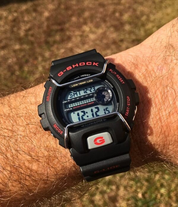 Hình ảnh đồng hồ Nam Casio GLS-6900-1DR Pin (Quartz) - Tròn - Dây Cao Su (Nhựa) chính hãng