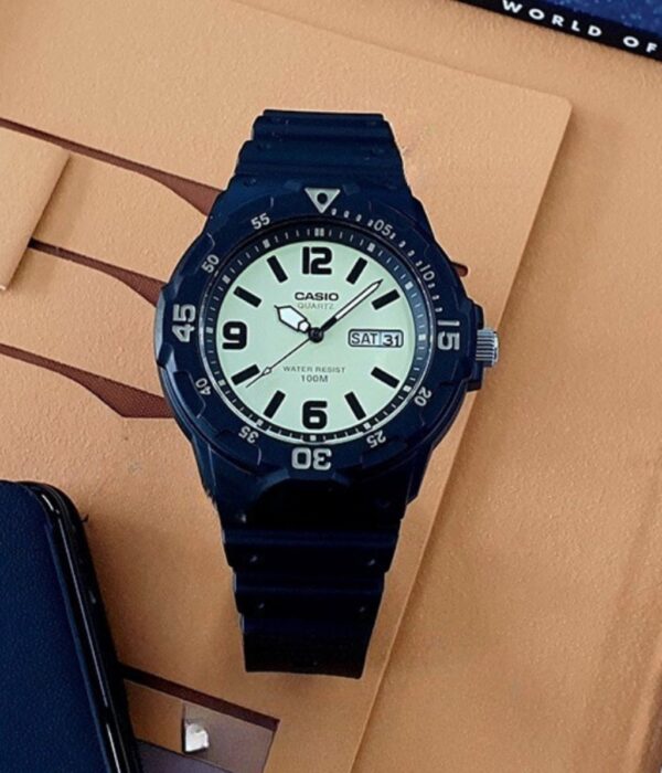 Hình ảnh đồng hồ Nam Casio MRW-200H-5BVDF Pin (Quartz) - Tròn - Dây Cao Su (Nhựa) chính hãng