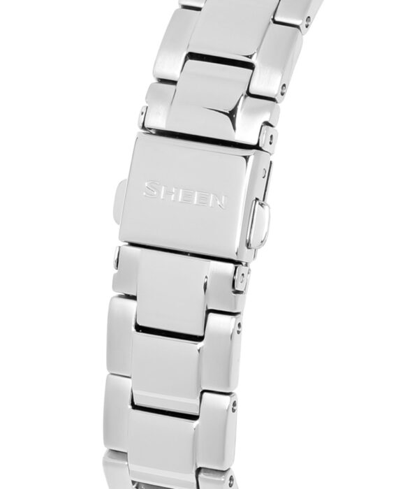 Hình ảnh đồng hồ Nữ Casio SHE-3060D-7AUDR Pin (Quartz) - Tròn - Dây Inox (Thép Không Gỉ) chính hãng