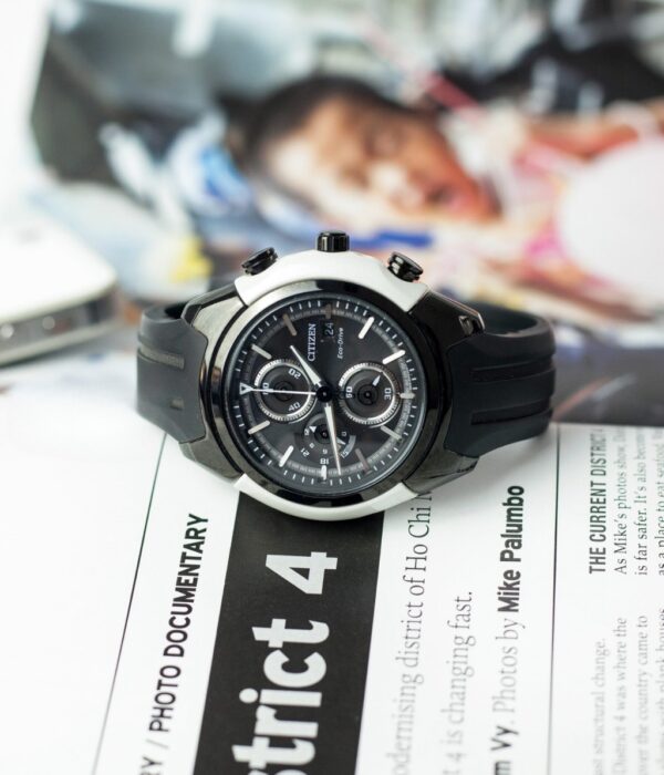 Hình ảnh đồng hồ Nam Citizen CA0286-08E Eco-Drive (Năng lượng ánh sáng) - Tròn - Dây Cao Su (Nhựa) chính hãng