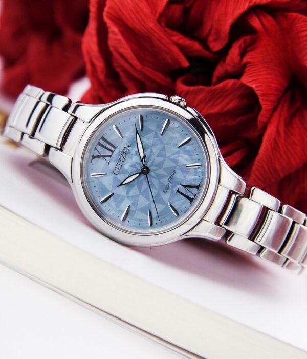 Hình ảnh đồng hồ Nữ Citizen EP5991-57D Eco-Drive (Năng lượng ánh sáng) - Tròn - Dây Inox (Thép Không Gỉ) chính hãng