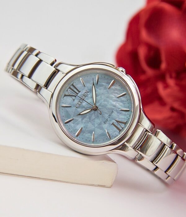 Hình ảnh đồng hồ Nữ Citizen EP5991-57D Eco-Drive (Năng lượng ánh sáng) - Tròn - Dây Inox (Thép Không Gỉ) chính hãng