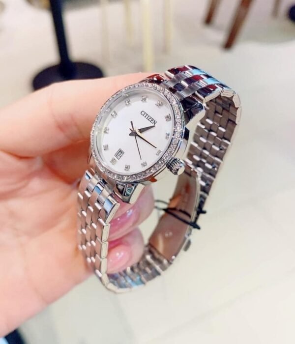 Hình ảnh đồng hồ Nữ Citizen EU6030-56D Pin (Quartz) - Tròn - Dây Inox (Thép Không Gỉ) chính hãng