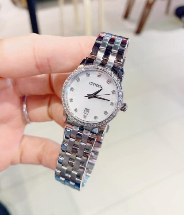 Hình ảnh đồng hồ Nữ Citizen EU6030-56D Pin (Quartz) - Tròn - Dây Inox (Thép Không Gỉ) chính hãng