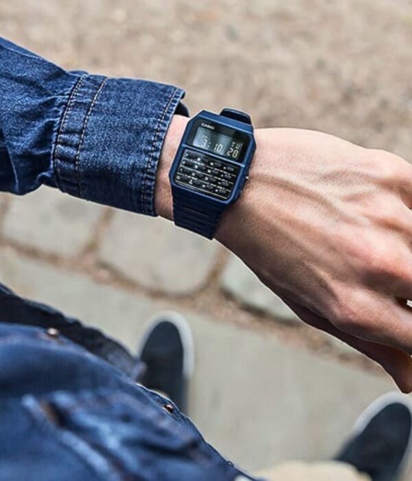 Đồng hồ Casio CA-53WF-2BDF Nam máy Pin (Quartz) Dây Cao Su (Nhựa) mặt Vuông chính hãng
